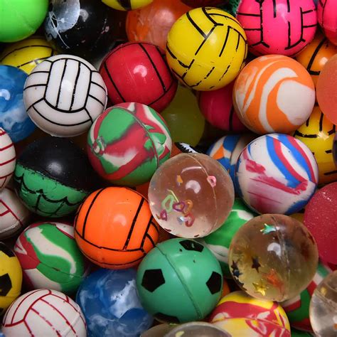 10pcs/lot Toy Ball Mixed Bouncy Ball Child Elastic Rubber Ball Children Kids Of Pinball Bouncy ...