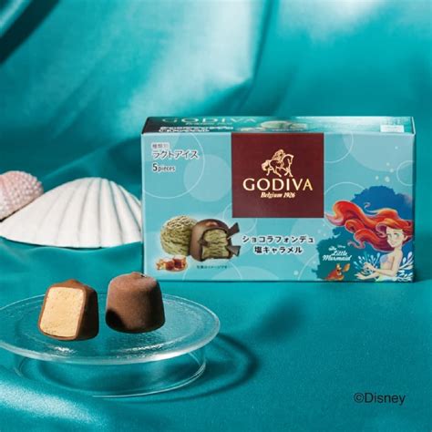 Godiva "G Crispy Chocolat 10 pieces [Little Mermaid]" and "Chocolat Fondue Salted Caramel ...