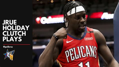 Jrue Holiday CLUTCH Plays & Highlights | All-NBA Defense & Game Winners - YouTube