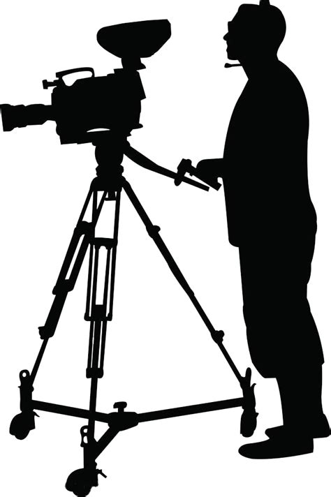 Camera Operator Clip art - Cameraman silhouette png download - 665*1000 - Free Transparent ...