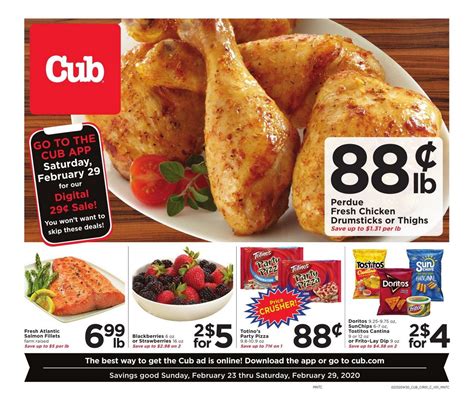 Cub Foods Weekly Ad Feb 23 – Feb 29, 2020