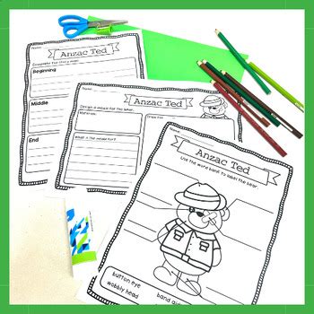 Anzac Ted - Print and Go Activities by Mrs L's Little Learners | TpT