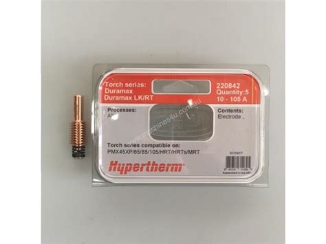 New powermax HYPERTHERM 45A-65A-85A ELECTRODES 220842 Plasma Cutter ...