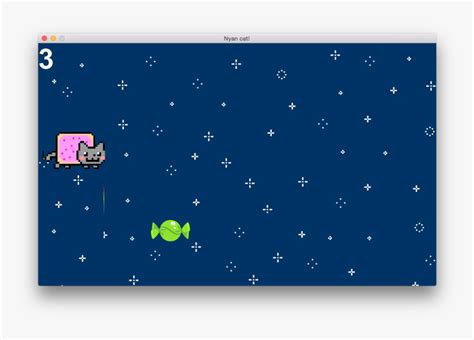 Nyan Cat Game, HD Png Download - kindpng