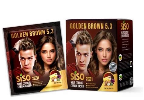 Liquid Siso Hair Colour 40ml Golden Brown 5.3, Packaging Size: 50 gm at ...