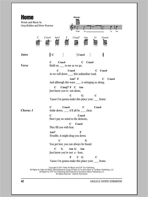 Phillip Phillips "Home" Sheet Music Notes | Download Printable PDF ...