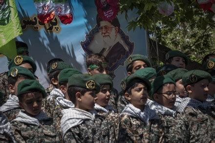 Iranian Schoolboys Islamic Revolutionary Guard Corps Editorial Stock Photo - Stock Image ...