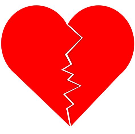 broken hearts - Clip Art Library