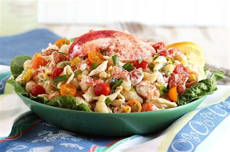 Lobster Pasta Salad with Lemon Tarragon Dressing - The Suburban Soapbox