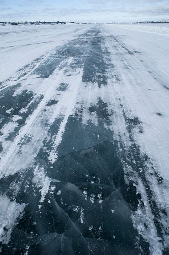 Great Slave Lake Ice Road Stock Photo - Download Image Now - Arctic, Canada, Great Slave Lake ...