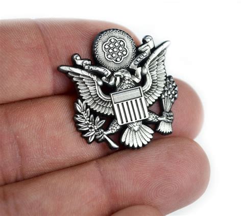 United States Eagle Military emblem lapel hat pin – Vintage Semi-Truck Shift & Brake Knobs ...