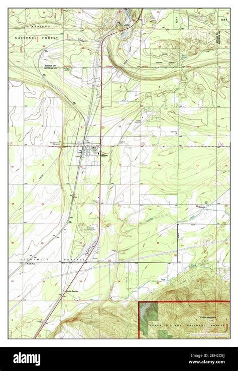 Athol, Idaho, map 1996, 1:24000, United States of America by Timeless Maps, data U.S. Geological ...