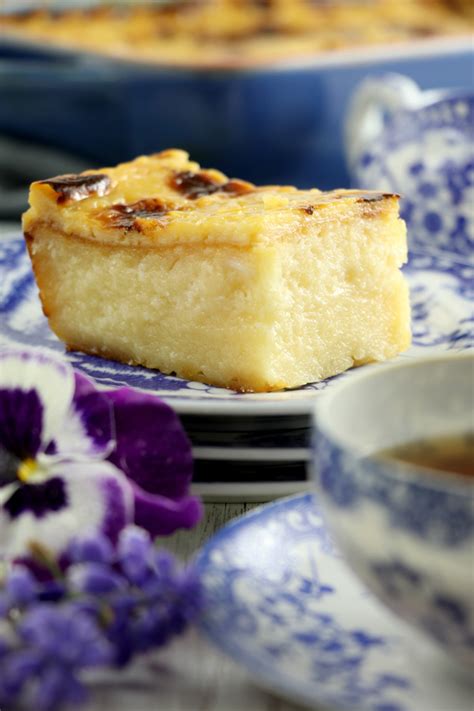 Easy Cassava Cake Recipe - Foxy Folksy