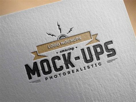 Logo Branding Paper Edition PSD Mockup - PSD Mockups
