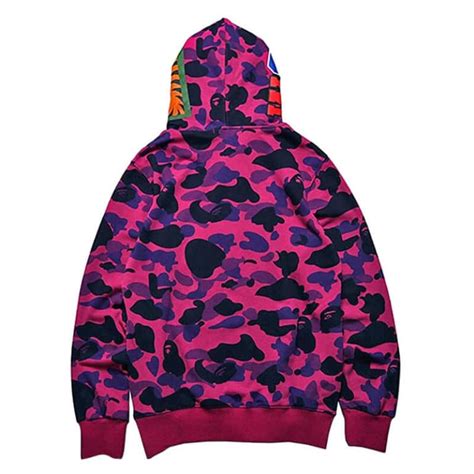 Bape Purple Camo Pullover Hoodie | Bapestar