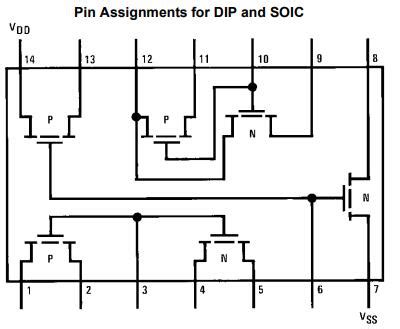 CD4007 CMOS Inverter: 14 SOIC Inverter, Pinout and Datasheet pdf [Video]