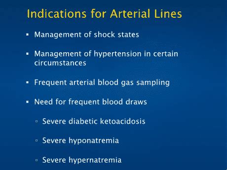 ARTERIAL LINE COURSE - Hospital Procedures Consultants