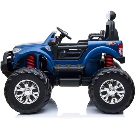 24V Kids Monster Truck Ford Ranger Ride On Kids Electric Car - Metallic ...