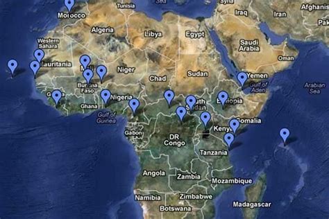 U.S. Military Bases in Africa Source: (Busch, 2013). | Download ...