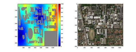 (a) A map of UNSW Campus, including the nominal CTG (Global Cost), to ...