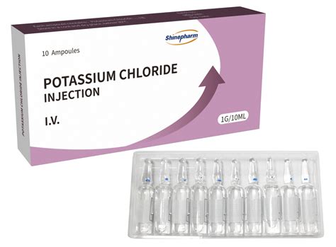 Potassium Chloride Injection 1g 10ml Finished Medicine with GMP - GMP ...