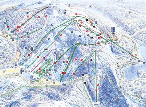 Ruka Trail Map • Piste Map • Panoramic Mountain Map