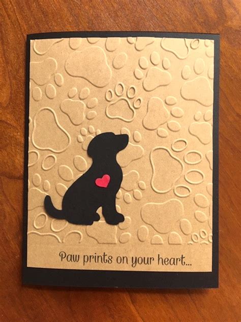 Handmade Loss of a Pet Dog Sympathy Greeting Card No Personalization - Etsy