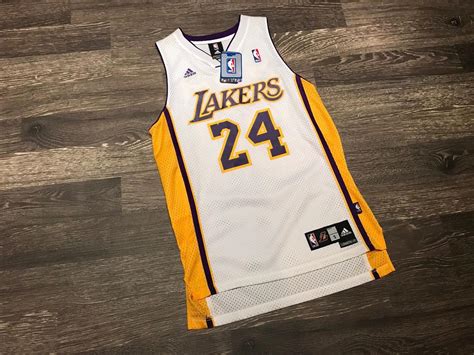 Kobe Bryant Los Angeles Lakers #24 Home White Jersey Adidas Swingman ...