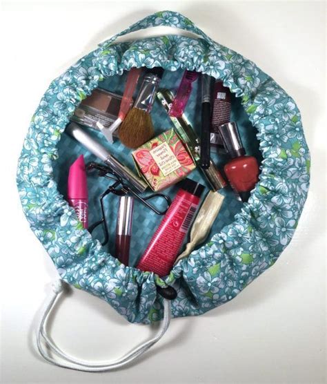 A Drawstring Makeup Bag PDF Sewing Pattern from Merge Bags | Sewing bag, Cosmetic bag pattern ...