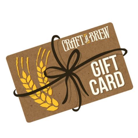 Brewing Gift Card - Beer, Mead, Wine and More | Craft a Brew