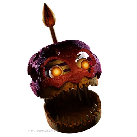 Nightmare Cupcake Character Render by TheUnbearable101 on DeviantArt