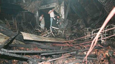 Aftermath of the Ozone Disco fire that killed 162 people [640 × 361 ...