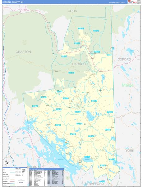 Carroll County, NH Map Book - Basic