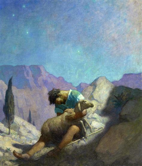 The Lost Sheep Painting by Newell Convers Wyeth - Pixels