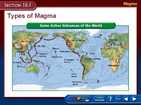 Magma Objectives Describe factors that affect the formation