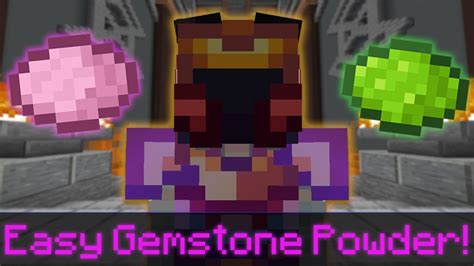 How to get Gemstone and Mithril Powder FAST | Hypixel Skyblock - YouTube