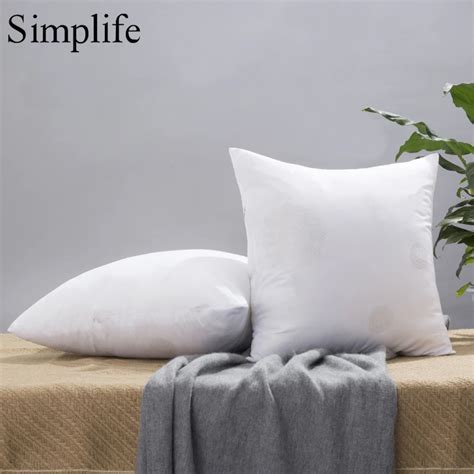 Aliexpress.com : Buy Simplife Pillow core Bedding White Cushion Cotton ...