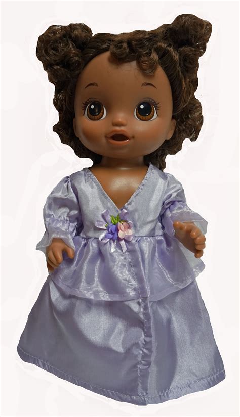 Doll Clothes Superstore Long Lavender Party Dress Fits Baby Alive And Little Baby Dolls ...