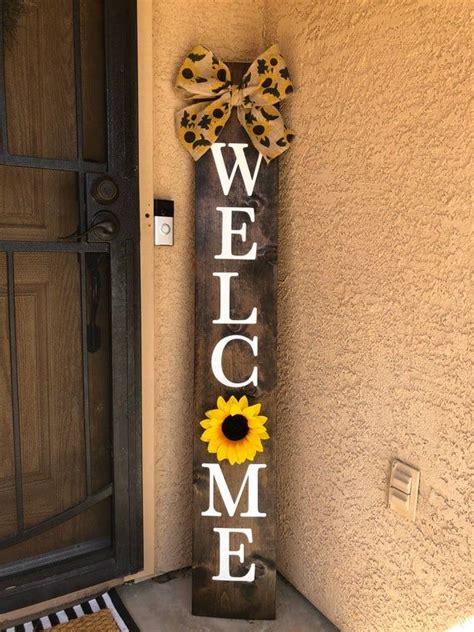 Outdoor Wooden Welcome Signs Diy - pic-fisticuffs