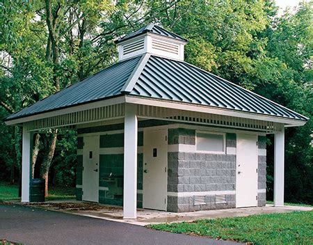 Park Restroom, Entries and Other Shade Solutions including concessions ...