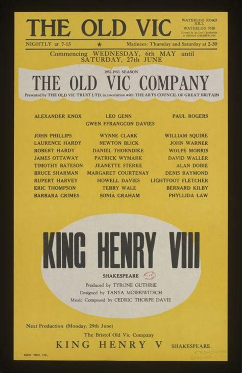 King Henry VIII poster | V&A Explore The Collections