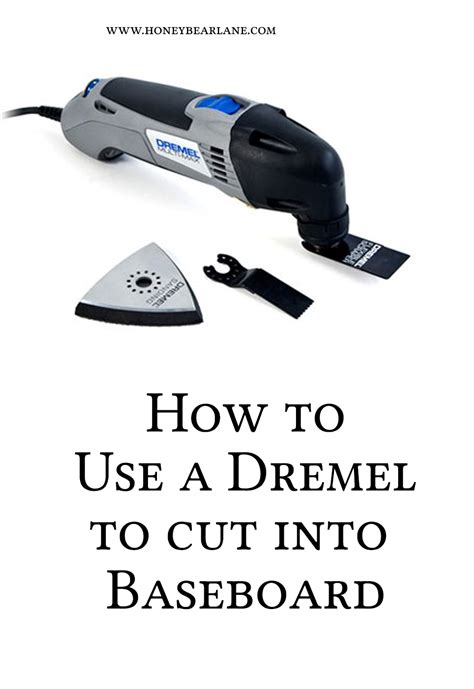 How to Use a Dremel to Cut into a Baseboard - Honeybear Lane