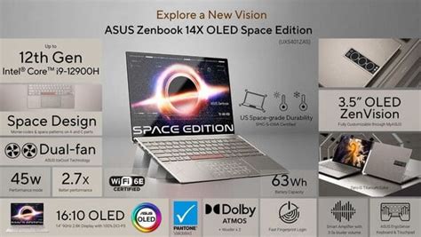 Asus Space Edition Zenbook 14X OLED Revealed With Other Laptops ...