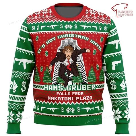 Die Hard Christmas Movie Ugly Sweater, Nakatomi Plaza Christmas Party ...