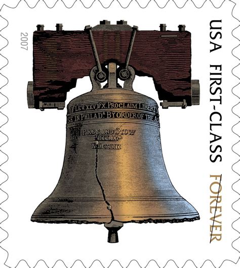 Liberty Bell Forever Stamp went on sale April 12, 2007, for 41¢ - These ...