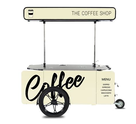 Basic Coffee Cart - Food Carts - Bizz On Wheels Vending Solutions