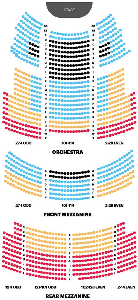 Tennessee theatre Seating Map | secretmuseum