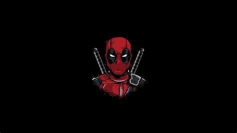 deadpool, superheroes, hd, 4k, 5k, 8k, minimalism, minimalist, dark ...