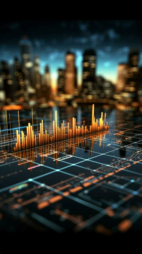 Financial market data Graphic depicting stock market or forex trading ...