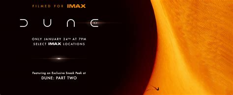 IMAX PRESENTS: AN EXCLUSIVE LOOK AT DUNE